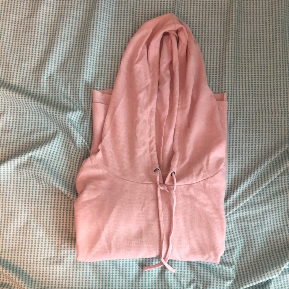 Light Sweatshirt Pink with White pin stripes